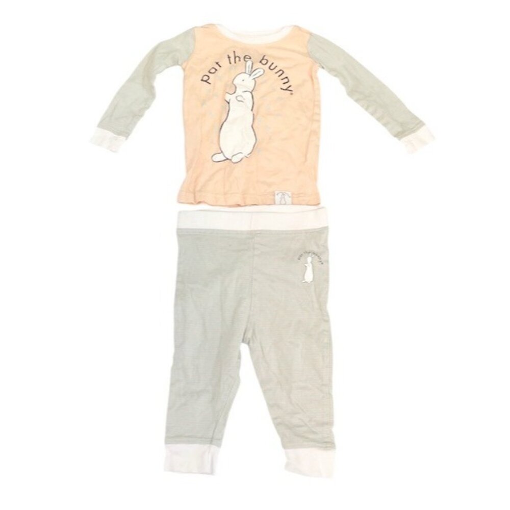 Pat the Bunny Baby Pajama Set 12 Months Peter Rabbit Cotton PJ Outfit